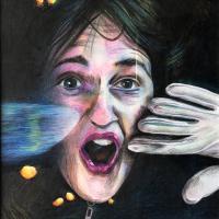 FONT DES BULLES (crayons sur papier, 21 x 29 cm)