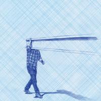 FONT LAPLANCHE (Bic sur enveloppe, 24 x 33 cm)