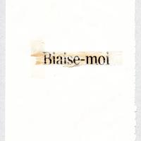 PARLENT D'AMOUR (scotch-up sur papier, 20 x 27 cm)