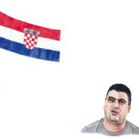 SONT L'ÉLU (aquarelle et crayons sur papier, 63 x 48 cm)